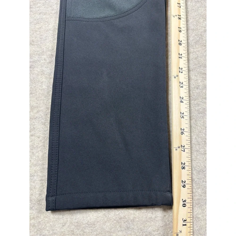 OutdoorSport Wei-Tex Mens L Black Fleece Lined Softshell Ski Hiking Pants